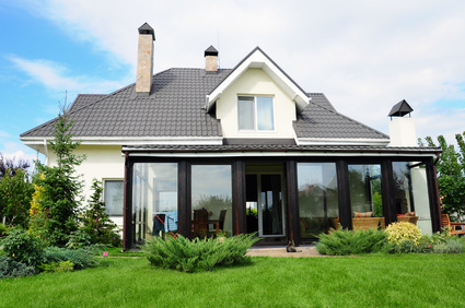 Haus mit Wintergarten