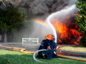 Wasserschaden nach Brandlöschung