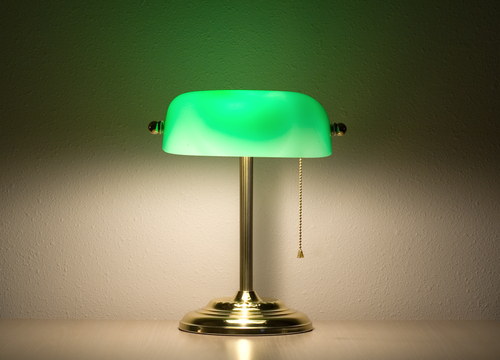 Schreibtischlampe im Retro Stil