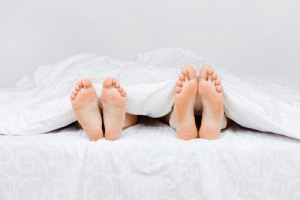 Auch zu zweit im Wasserbett nächtigen