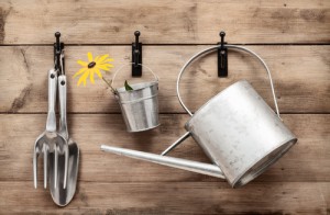 Grundausstattung für Gartenarbeit