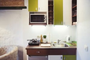Klein aber oho - Kochnische im Apartement