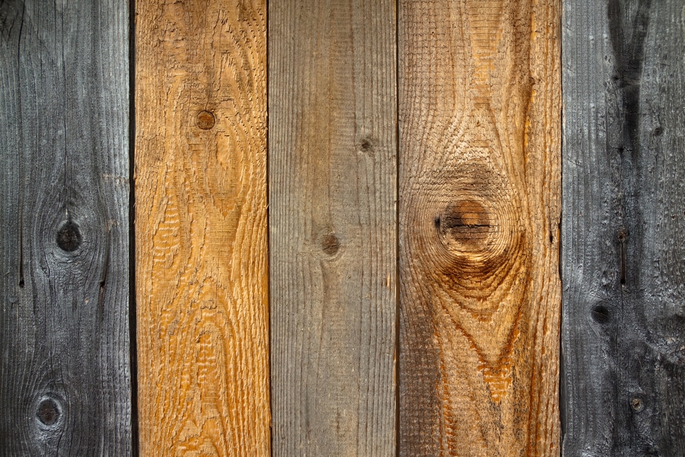 verschiedene Holzdielen